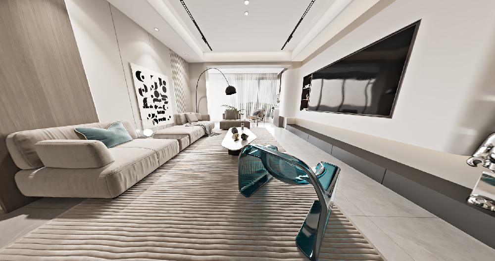 保利天匯120㎡現(xiàn)代風(fēng)格